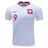 Camisetas Polonia Robert Lewandowski 9 Primera Equipacion Mundial 2018